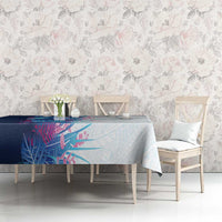 Hawaii Tropical Plant UliUli Tablecloth Vibrant Polynesian Pattern