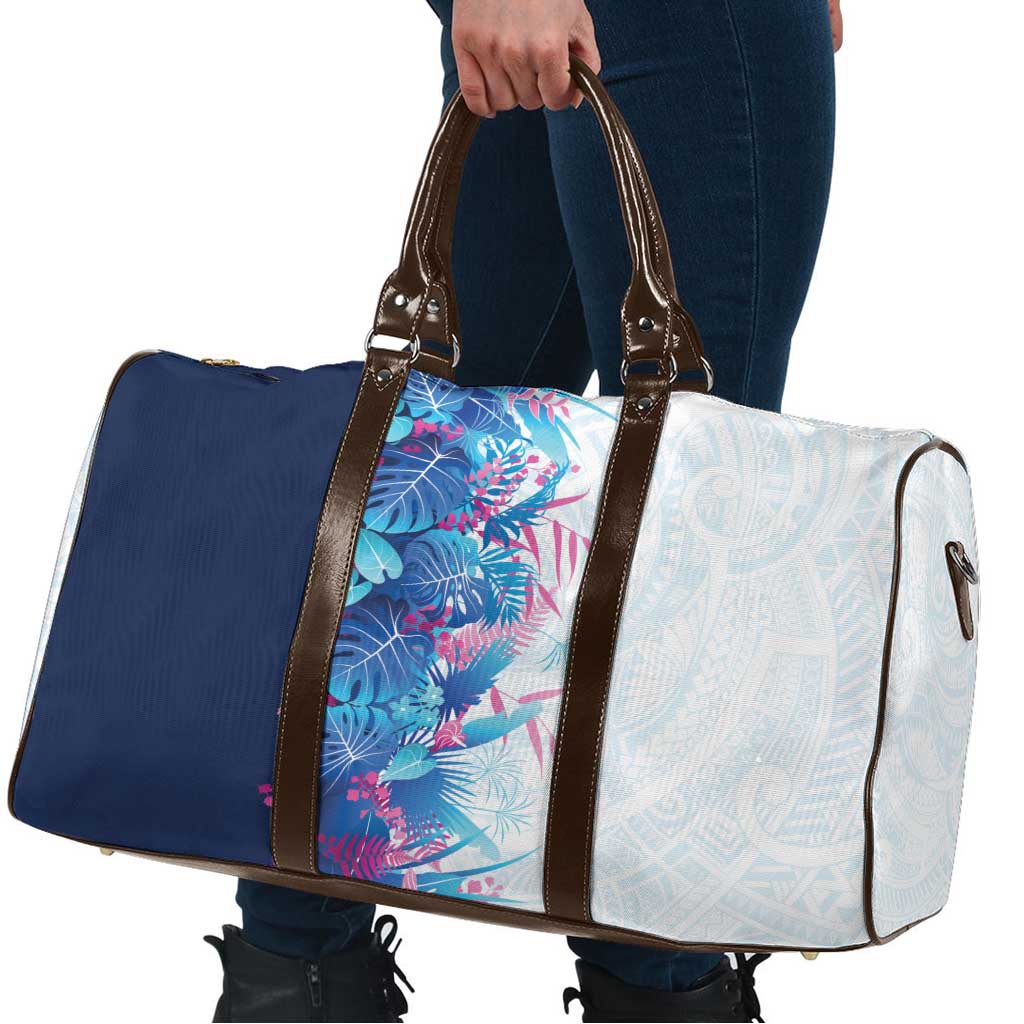 Hawaii Tropical Plant UliUli Travel Bag Vibrant Polynesian Pattern