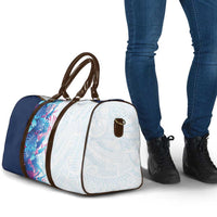 Hawaii Tropical Plant UliUli Travel Bag Vibrant Polynesian Pattern