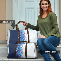 Hawaii Tropical Plant UliUli Travel Bag Vibrant Polynesian Pattern