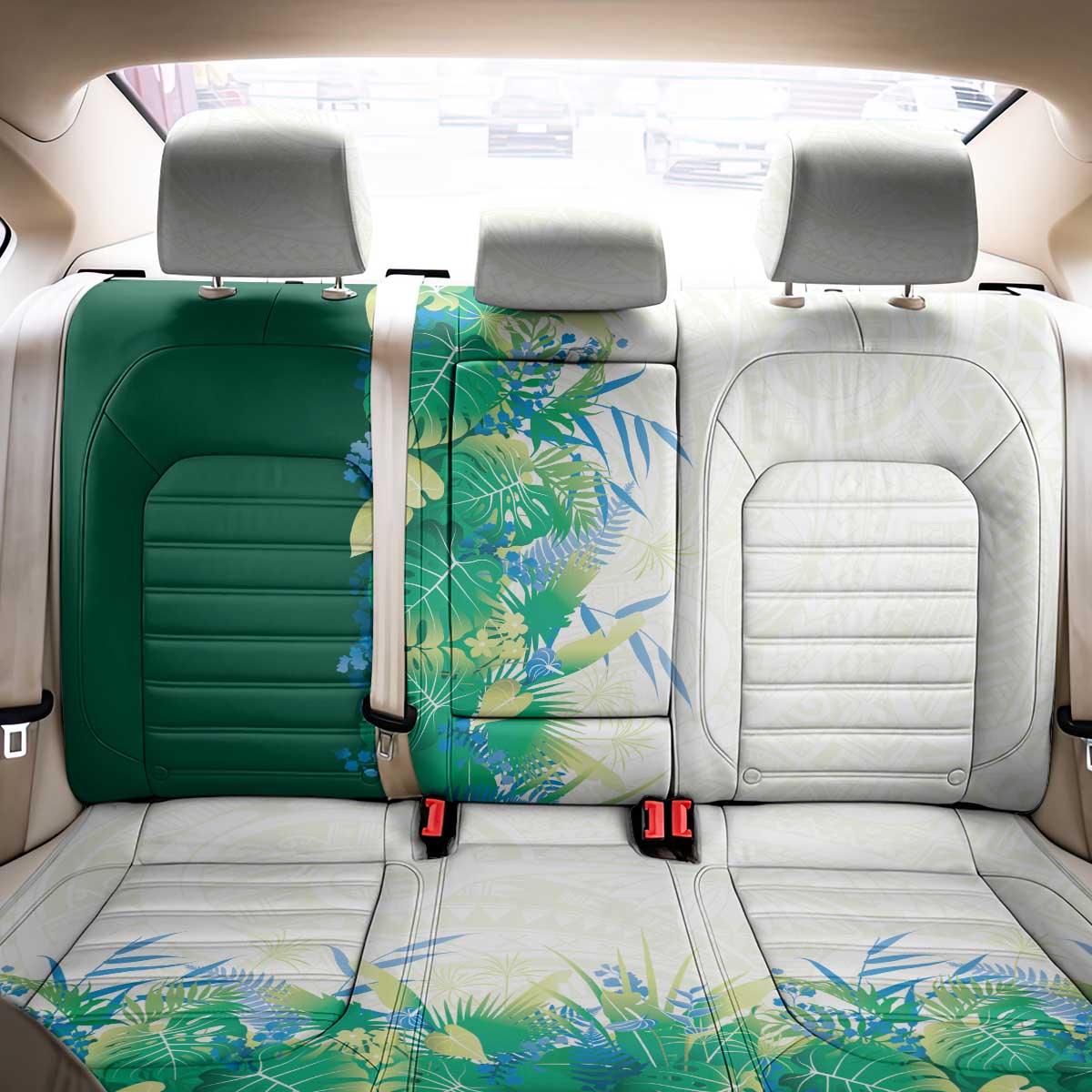 Hawaii Tropical Plant Omaomao Back Car Seat Cover Vibrant Polynesian Pattern LT01 - Polynesian Pride