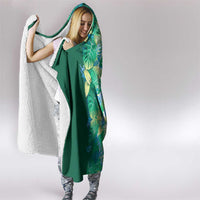 Hawaii Tropical Plant Omaomao Hooded Blanket Vibrant Polynesian Pattern LT01 - Polynesian Pride