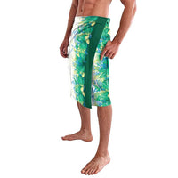 Hawaii Tropical Plant Omaomao Lavalava Vibrant Polynesian Pattern
