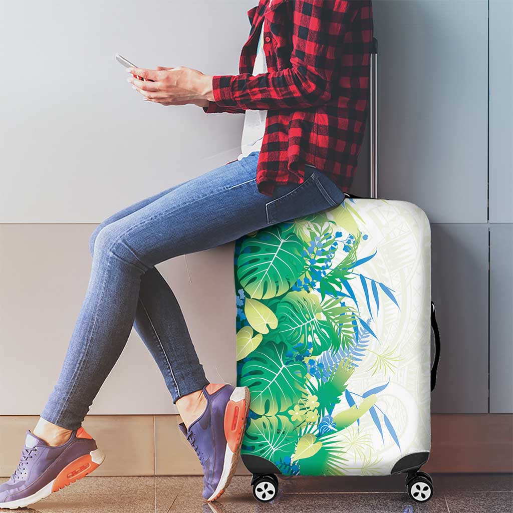 Hawaii Tropical Plant Omaomao Luggage Cover Vibrant Polynesian Pattern LT01 - Polynesian Pride