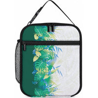 Hawaii Tropical Plant Omaomao Lunch Bag Vibrant Polynesian Pattern
