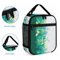 Hawaii Tropical Plant Omaomao Lunch Bag Vibrant Polynesian Pattern