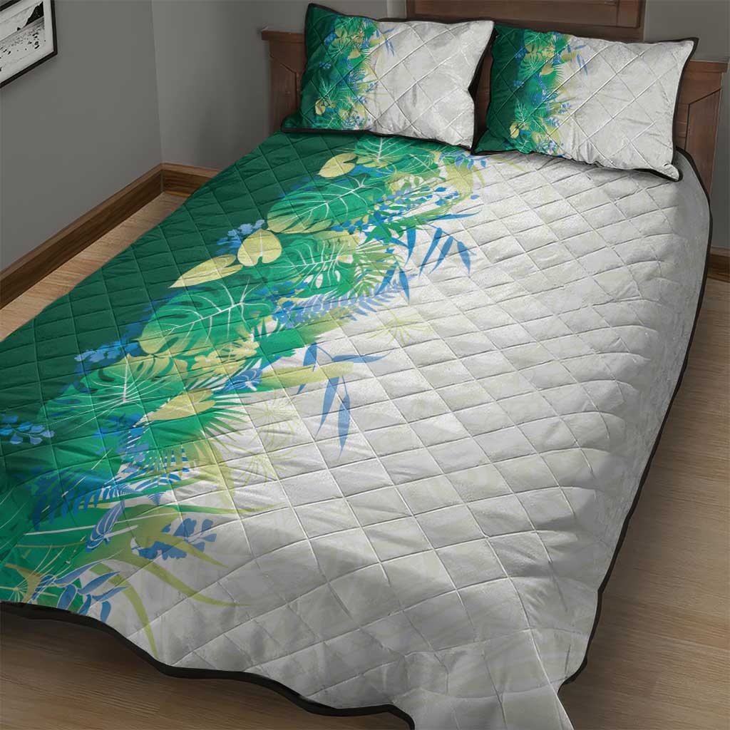 Hawaii Tropical Plant Omaomao Quilt Bed Set Vibrant Polynesian Pattern LT01 - Polynesian Pride