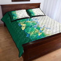 Hawaii Tropical Plant Omaomao Quilt Bed Set Vibrant Polynesian Pattern LT01 - Polynesian Pride