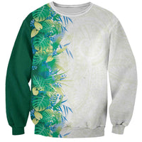 Hawaii Tropical Plant Omaomao Sweatshirt Vibrant Polynesian Pattern