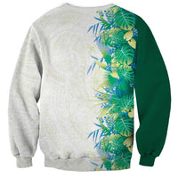 Hawaii Tropical Plant Omaomao Sweatshirt Vibrant Polynesian Pattern