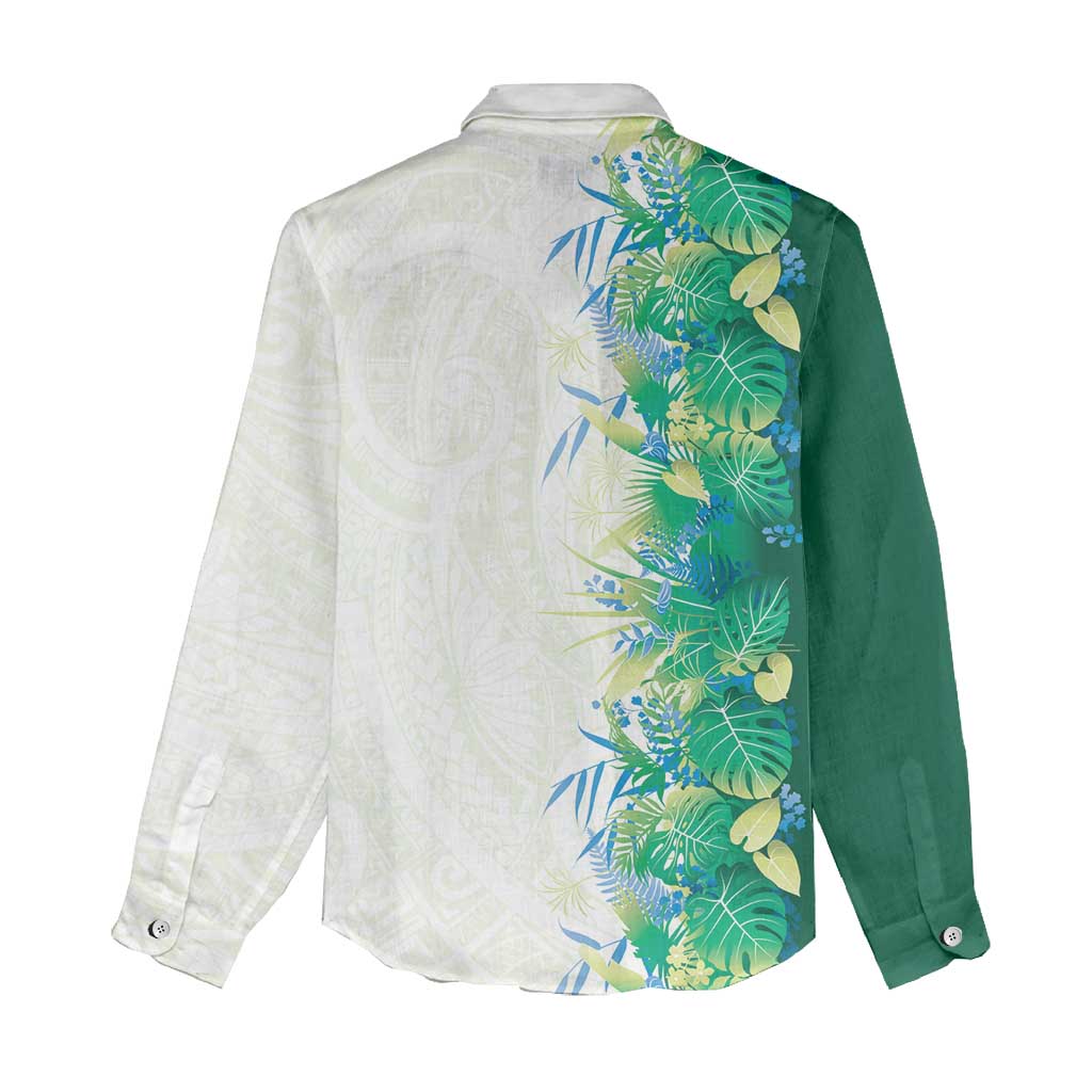 Hawaii Tropical Plant Omaomao Women Casual Shirt Vibrant Polynesian Pattern LT01 - Polynesian Pride