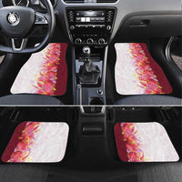 Hawaii Tropical Plant Akala Car Mats Vibrant Polynesian Pattern