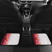 Hawaii Tropical Plant Akala Car Mats Vibrant Polynesian Pattern