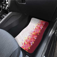 Hawaii Tropical Plant Akala Car Mats Vibrant Polynesian Pattern