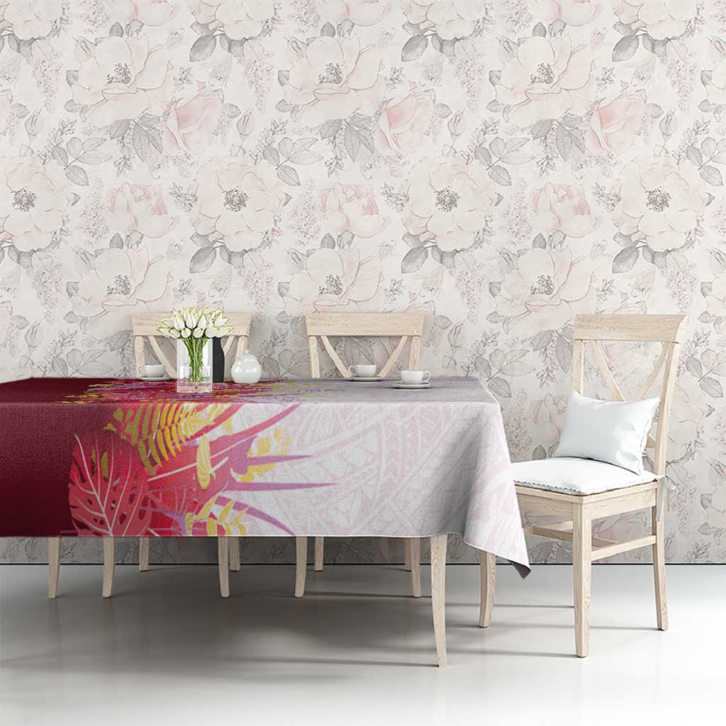 Hawaii Tropical Plant Akala Tablecloth Vibrant Polynesian Pattern LT01 - Polynesian Pride