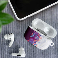 Hawaii Tropical Plant Poni AirPods Case Vibrant Polynesian Pattern