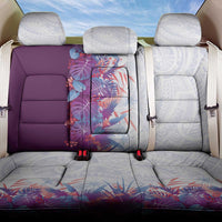 Hawaii Tropical Plant Poni Back Car Seat Cover Vibrant Polynesian Pattern