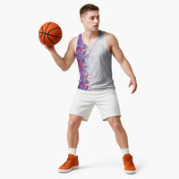 Hawaii Tropical Plant Poni Basketball Jersey Vibrant Polynesian Pattern LT01 - Polynesian Pride