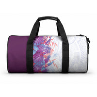 Hawaii Tropical Plant Poni Duffle Bag Vibrant Polynesian Pattern