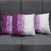Hawaii Tropical Plant Poni Pillow Cover Vibrant Polynesian Pattern
