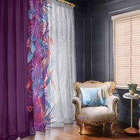 Hawaii Tropical Plant Poni Window Curtain Vibrant Polynesian Pattern LT01 - Polynesian Pride