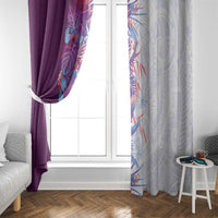 Hawaii Tropical Plant Poni Window Curtain Vibrant Polynesian Pattern LT01 - Polynesian Pride