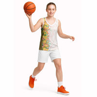 Hawaii Tropical Plant Lenalena Basketball Jersey Vibrant Polynesian Pattern LT01 - Polynesian Pride