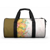 Hawaii Tropical Plant Lenalena Duffle Bag Vibrant Polynesian Pattern LT01 One size Yellow - Polynesian Pride