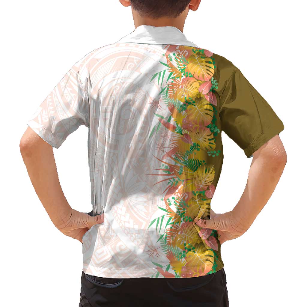 Hawaii Tropical Plant Lenalena Family Matching Mermaid Dress and Hawaiian Shirt Vibrant Polynesian Pattern LT01 - Polynesian Pride