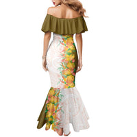 Hawaii Tropical Plant Lenalena Mermaid Dress Vibrant Polynesian Pattern LT01 - Polynesian Pride