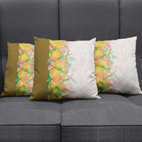 Hawaii Tropical Plant Lenalena Pillow Cover Vibrant Polynesian Pattern