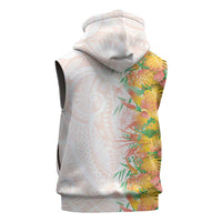 Hawaii Tropical Plant Lenalena Sleeveless Zip Hoodie Vibrant Polynesian Pattern LT01 - Polynesian Pride
