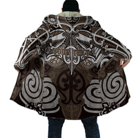 Personalised Maori Kati Mamoe Cloak Silver Fern Kowhaiwhai Art LT01 - Polynesian Pride