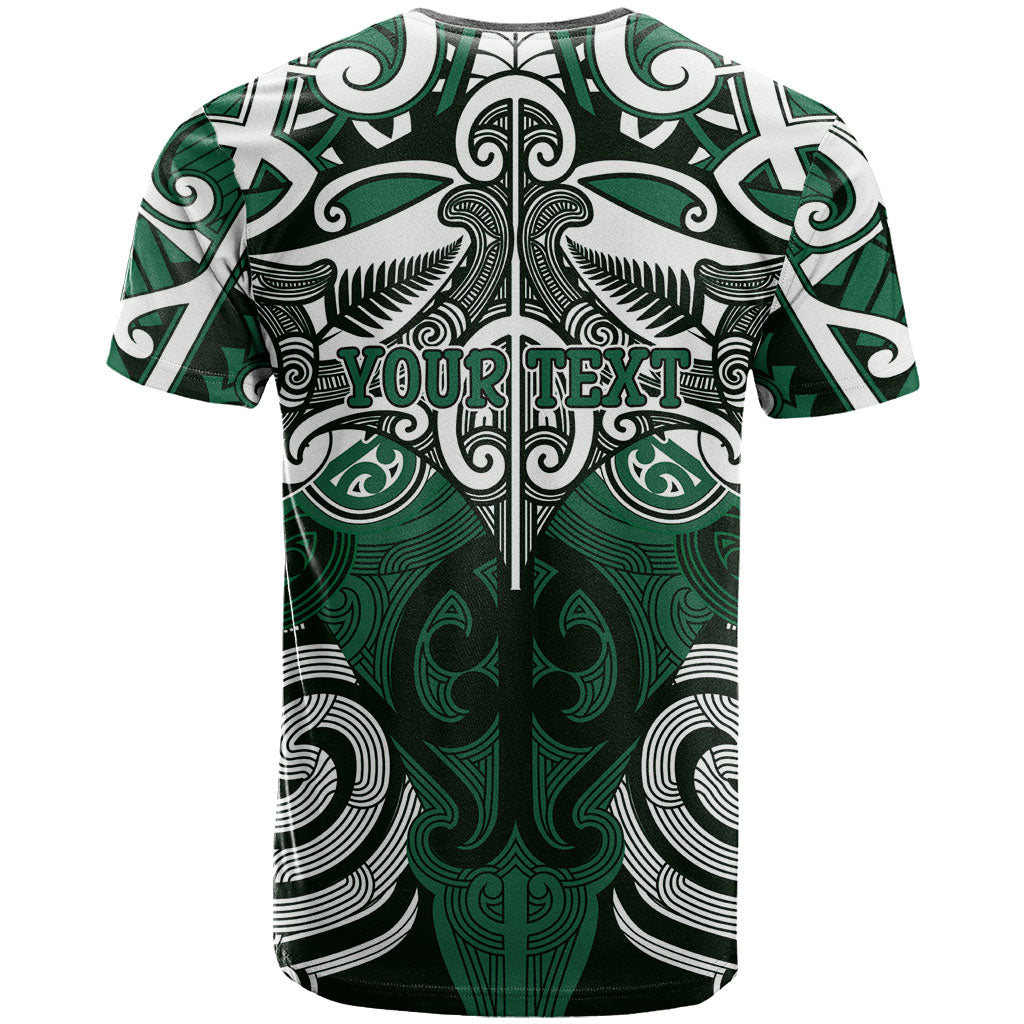 Personalised Maori Ngati Maniapoto T Shirt Silver Fern Kowhaiwhai Art LT01 - Polynesian Pride