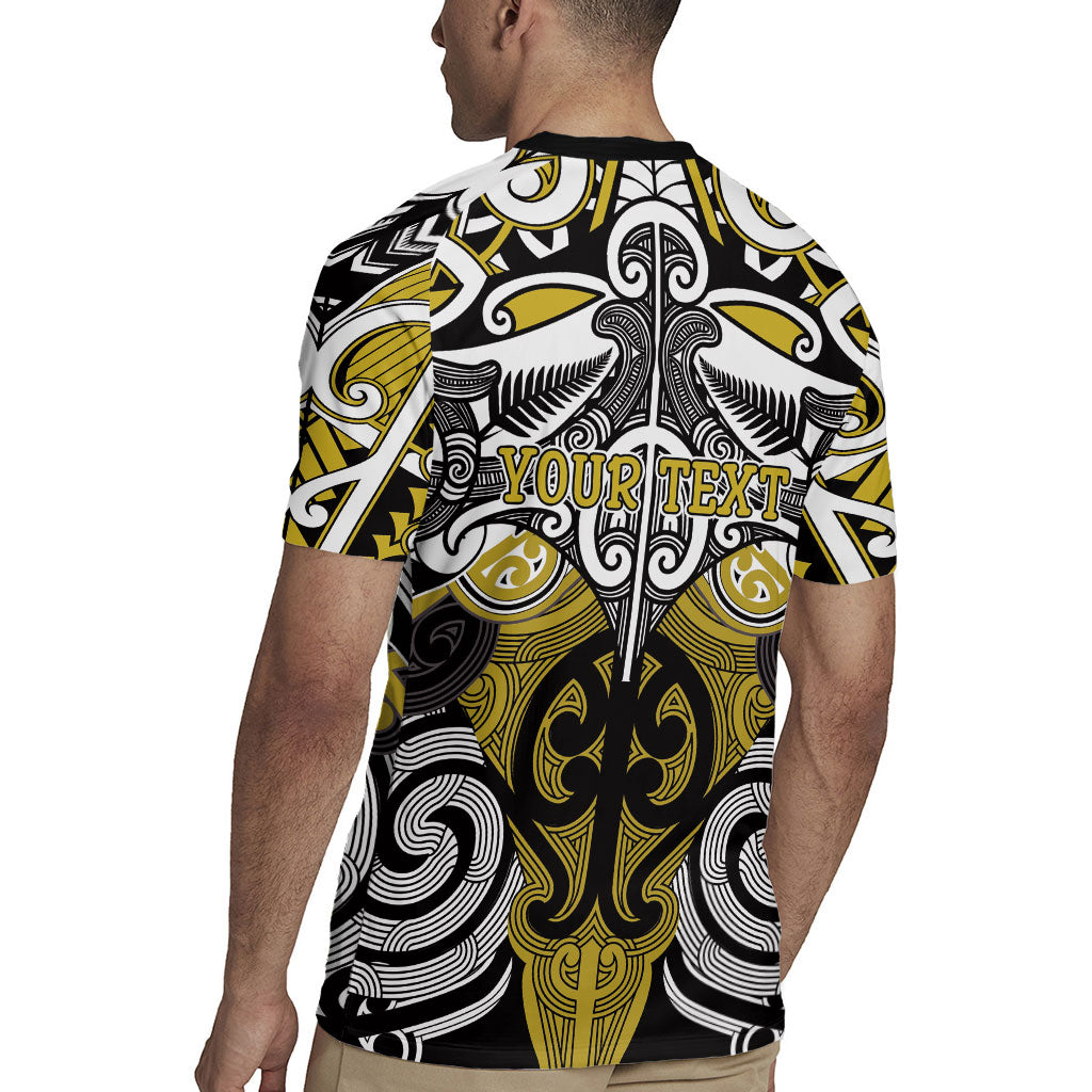 Personalised Maori Ngati Whatua Rugby Jersey Silver Fern Kowhaiwhai Art LT01 - Polynesian Pride