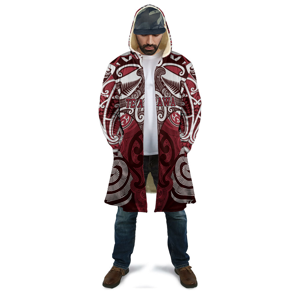 Personalised Maori Te Arawa Cloak Silver Fern Kowhaiwhai Art LT01 - Polynesian Pride