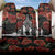 New Zealand ANZAC Day Back Car Seat Cover Poppy With Polynesian Pattern LT01 One Size Black - Polynesian Pride