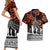 New Zealand ANZAC Day Couples Matching Short Sleeve Bodycon Dress and Hawaiian Shirt Poppy With Polynesian Pattern LT01 - Polynesian Pride