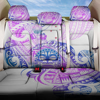 Kia Ora Maori New Zealand Pastel Back Car Seat Cover Sun Ta Moko Lilac Version LT01 One Size Purple - Polynesian Pride