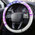 Kia Ora Maori New Zealand Pastel Steering Wheel Cover Sun Ta Moko Lilac Version LT01 - Polynesian Pride