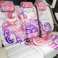 Kia Ora Maori New Zealand Pastel Back Car Seat Cover Sun Ta Moko Sweet Version LT01 - Polynesian Pride