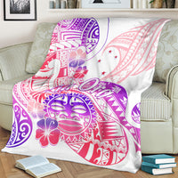 Kia Ora Maori New Zealand Pastel Blanket Sun Ta Moko Sweet Version LT01 - Polynesian Pride