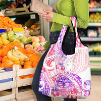 Kia Ora Maori New Zealand Pastel Grocery Bag Sun Ta Moko Sweet Version LT01 - Polynesian Pride