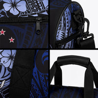 Aotearoa Kia Ora New Zealand Ta Moko Blue Version Duffle Bag LT01 - Polynesian Pride