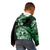 Aotearoa Kia Ora New Zealand Ta Moko Green Version Kid Hoodie LT01 - Polynesian Pride