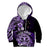 Aotearoa Kia Ora New Zealand Ta Moko Purple Version Kid Hoodie LT01 Hoodie Purple - Polynesian Pride