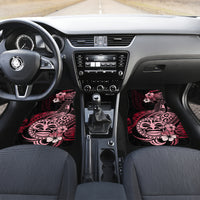 Aotearoa Kia Ora New Zealand Ta Moko Red Version Car Mats LT01 - Polynesian Pride