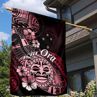 Aotearoa Kia Ora New Zealand Ta Moko Red Version Garden Flag LT01 - Polynesian Pride