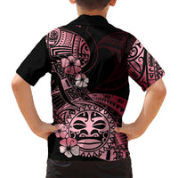 Aotearoa Kia Ora New Zealand Ta Moko Red Version Hawaiian Shirt LT01 - Polynesian Pride