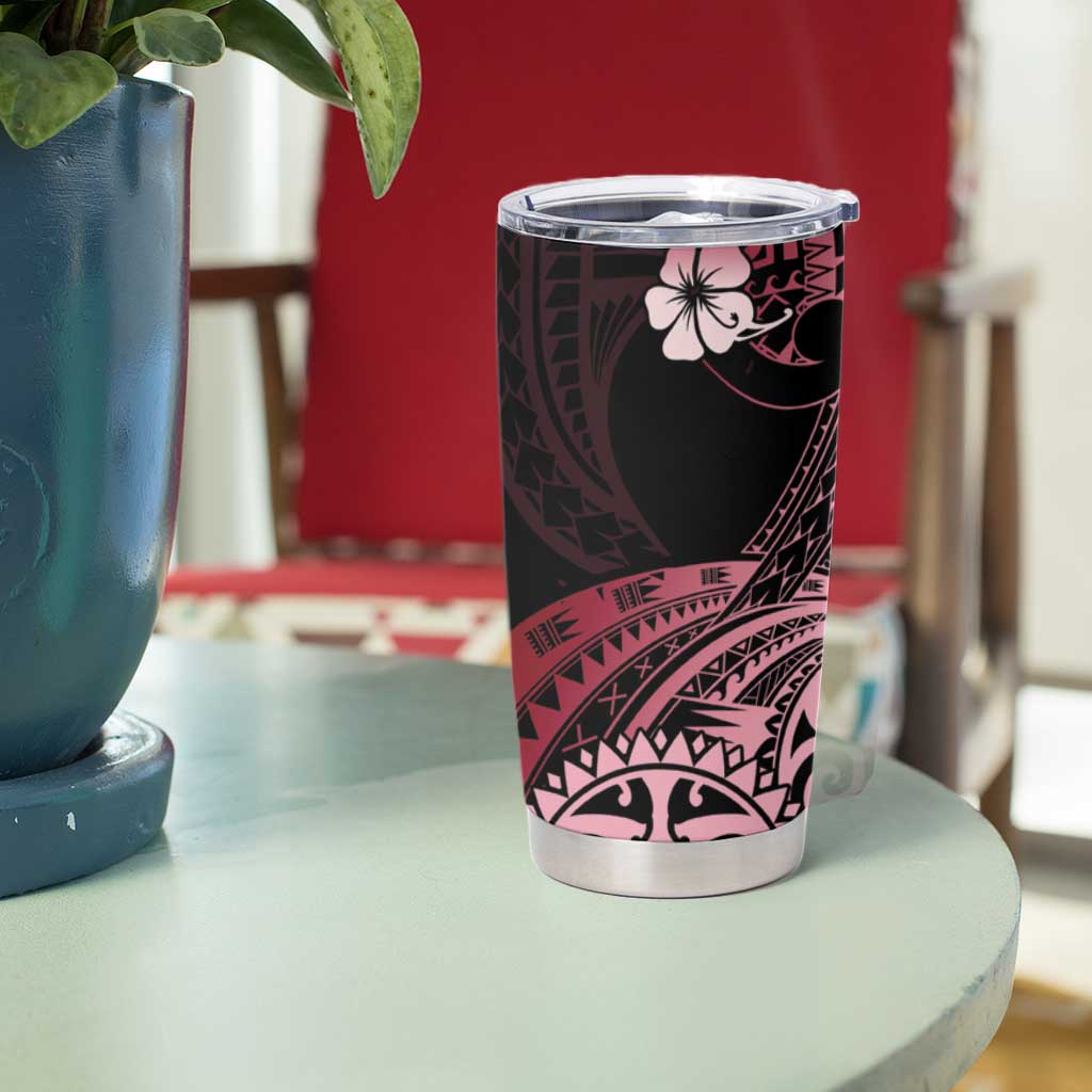 Aotearoa Kia Ora New Zealand Ta Moko Red Version Tumbler Cup